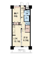 スプランディッド難波WESTⅡの物件間取画像